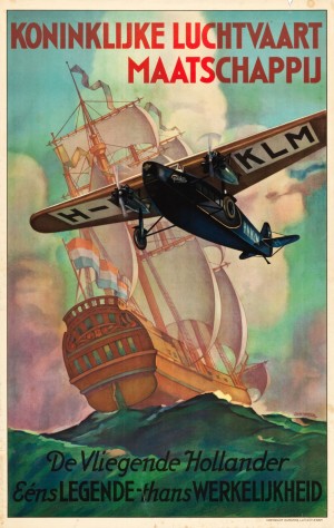 KLM Flying Dutchman Travel Poster